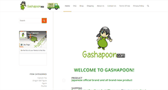 Desktop Screenshot of gashapoon.com